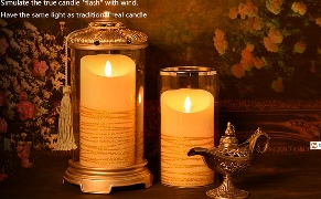 Remote Control LED Candle with Flicker Light (LPG-LCL-050)